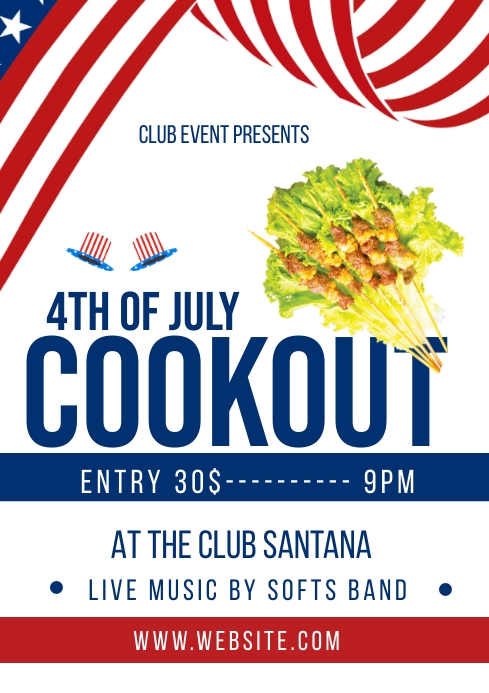 Copy of cookout flyer template | PosterMyWall
