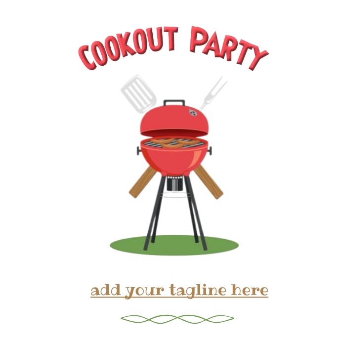 Cookout Logo Plantilla de De Logotipo de Comida Al Aire Libre | PosterMyWall