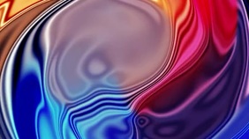 Cool abstract liquid zoom background Digital Display (16:9) template