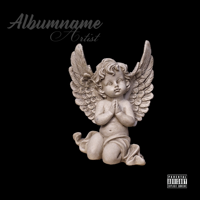 Cool artistic album cover (2) template