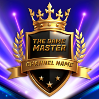 Cool Black Crown Emblem Logo Logotipo template