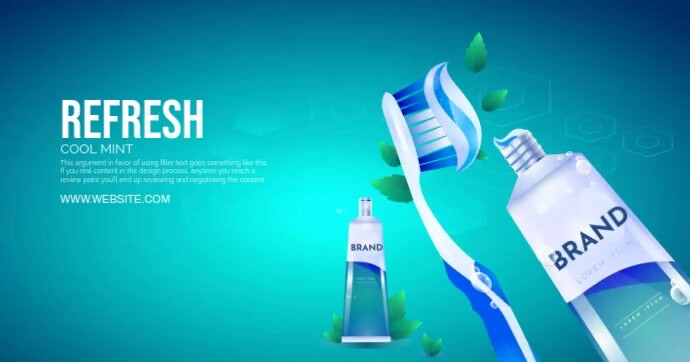 Cool Mint Toothpaste Template | PosterMyWall