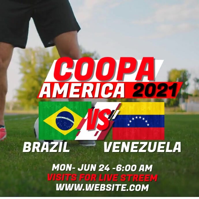 Copy of COOPA AMERICA SOCCER POSTER | PosterMyWall