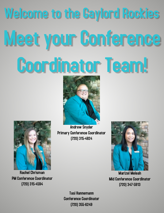 Coordinator Card Template PosterMyWall