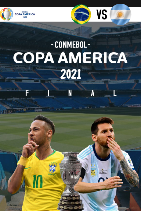 Copa Front COPA AMERICA FINALS Template | PosterMyWall