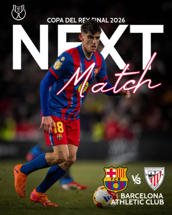 Plantilla de Copa del Rey Final 2026 Instagram Portrait | PosterMyWall
