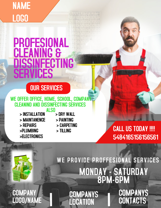 A New Design Flyer (US Letter) template