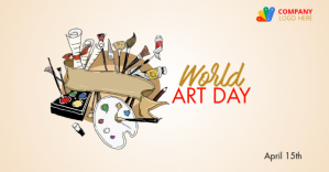 Art Day 2021 Facebook Shared Image template