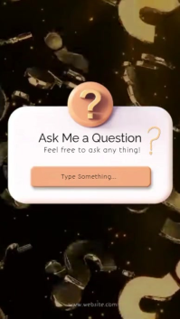 Schwarz Q&A Session Instagram Story Template