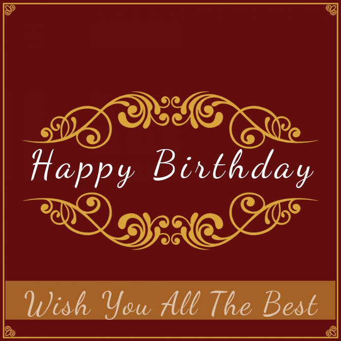 Birthday Instagram Template PosterMyWall
