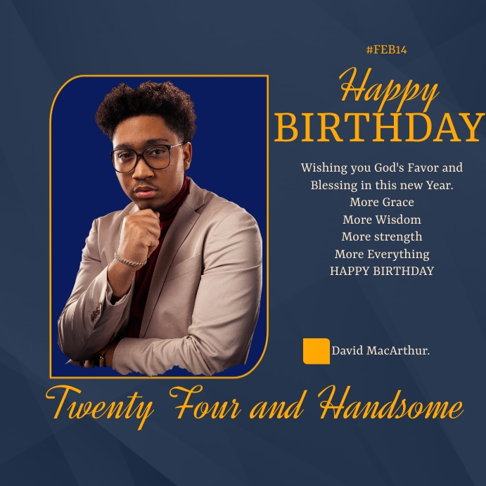 birthday post Template PosterMyWall
