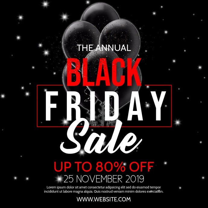 Black Friday Ad Template PosterMyWall