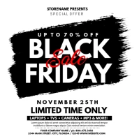 Black Friday Flyer Square (1:1) template