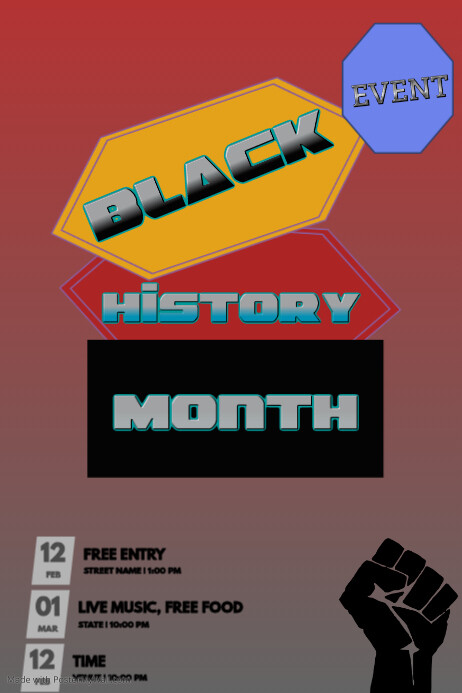 Black History month template | PosterMyWall