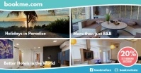 Booking Hotel Promotion Instagram Sale ภาพที่แชร์บน Facebook template