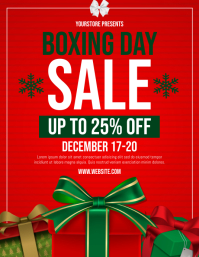 Boxing Day Sale Flyer (US Letter) template