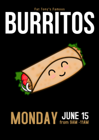 buritto Template | PosterMyWall