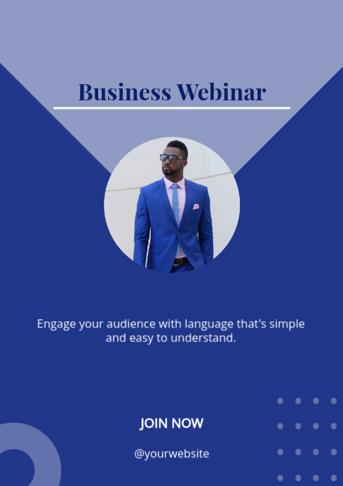 Copy of Business Webinar A4 | PosterMyWall