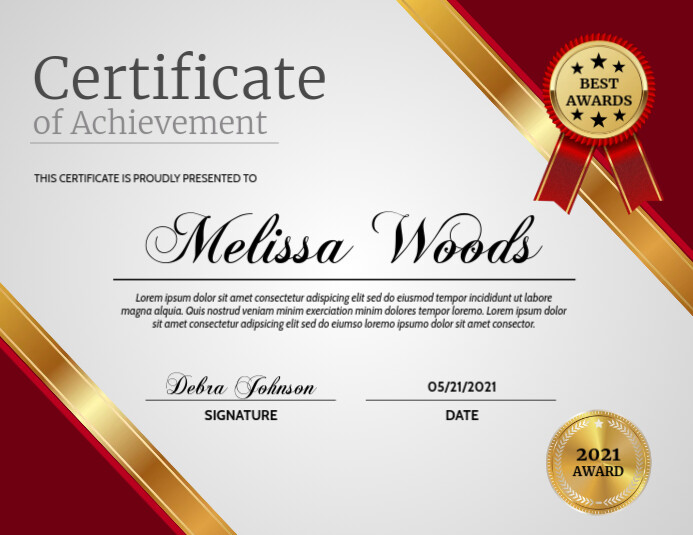 Copy of Copy of Certificate | PosterMyWall