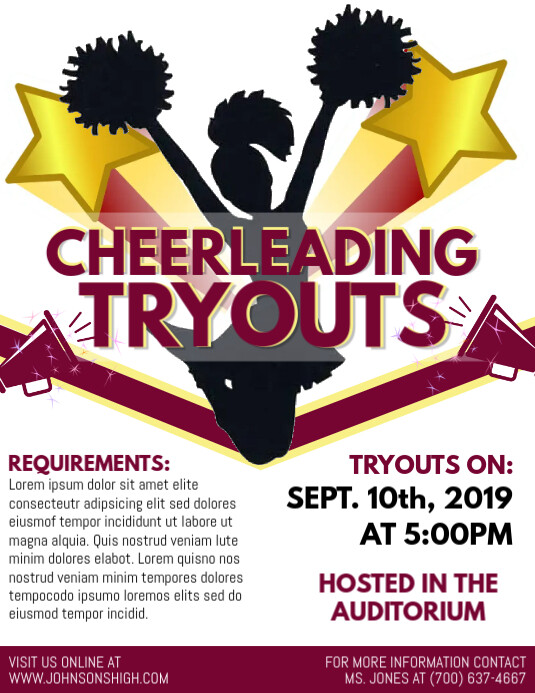 Cheer Templates Cheer Templates