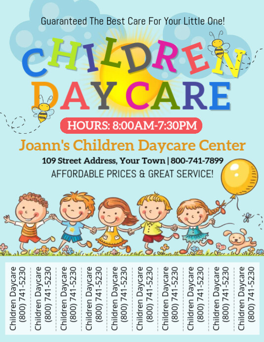 Daycare Flyers Templates Free