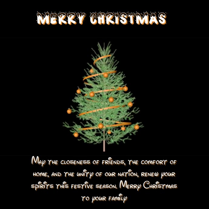 CHRISTMAS VIDEO TEMPLATE PosterMyWall