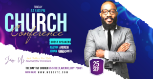 Church Conference Facebook Ad template