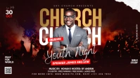 church youth night template Facebook Cover Video (16:9)