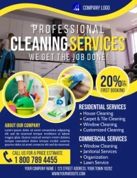 Cleaning Flyer (US-Letter) template