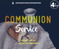 Communion service Template | PosterMyWall
