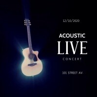6 680 Acoustic Music Customizable Design Templates Postermywall