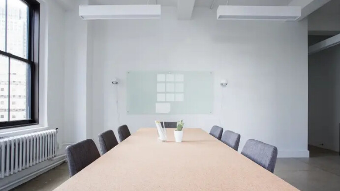 Conference Room - Zoom Background Tem งานนำเสนอ Presentation (16:9) template