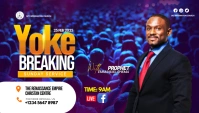 Church Sunday Service Flyer Blog Header template