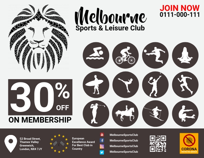 Copy Flyer (US Letter) template