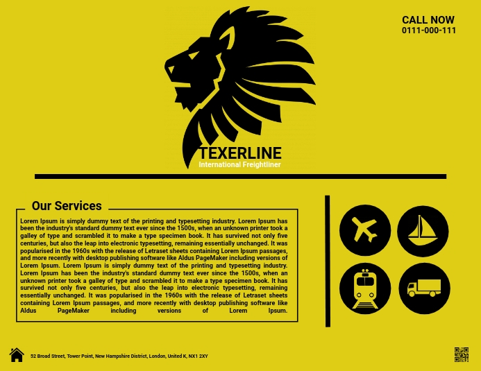 Copy Flyer (US Letter) template