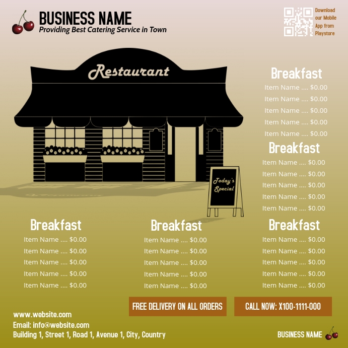 resta Instagram Post template