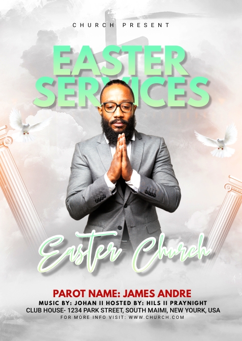 Easter Church Template | PosterMyWall
