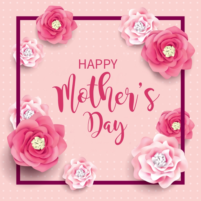 Mother's Day Ads Square (1:1) template