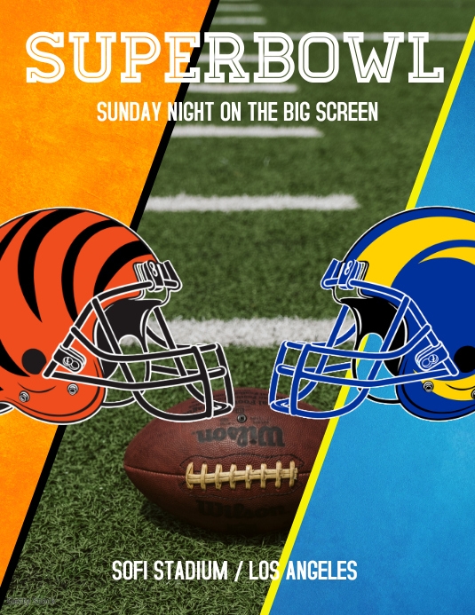 Football event Flyer (US Letter) template
