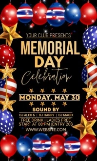 HAPPY MEMORIAL DAY US Legal template