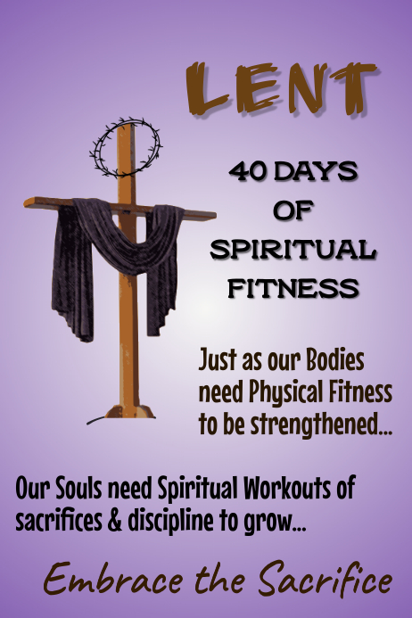 Lent Message Poster Template PosterMyWall