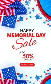 Memorial Day Sale Oficio US template