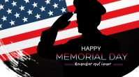 Memorial Day wish Tampilan Digital (16:9) template