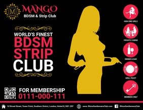 Plantilla de Copy of porn strip club | PosterMyWall