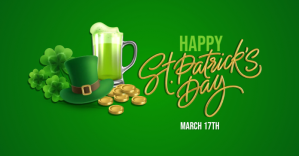 Saint Patrick's Day Facebook-annonce template