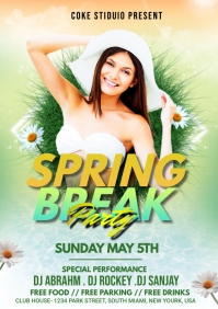 Spring break festival Template | PosterMyWall