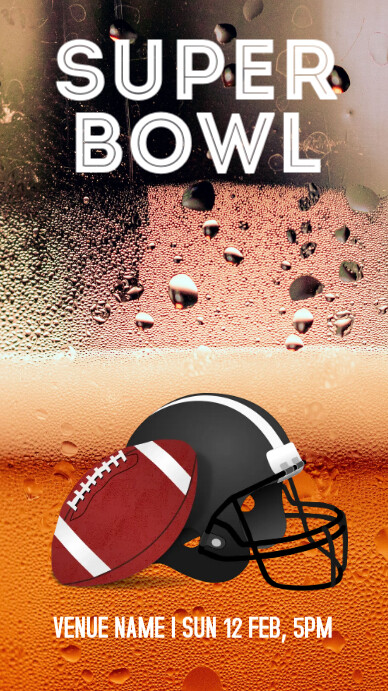 Super Bowl logo (1) Template | PosterMyWall