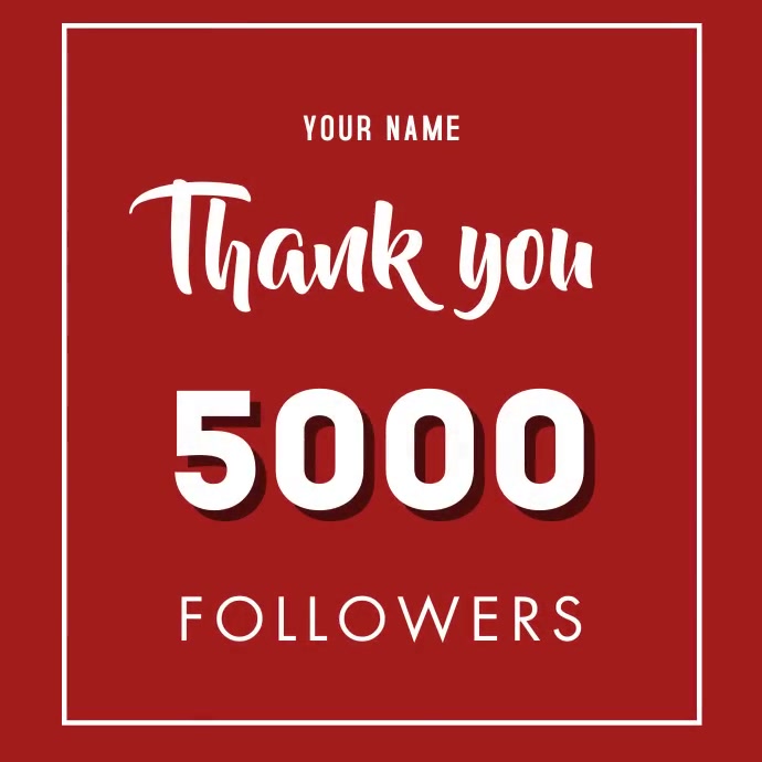 Copy of Thank you instagram post 1.2 | PosterMyWall