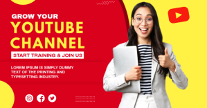 Training YouTube thumbnail Facebook-annonce template