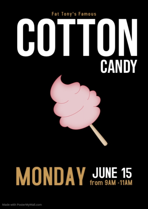 Cotton Candy Template PosterMyWall
